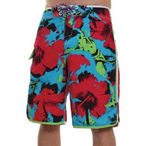 Global Floral Boardies - Lava