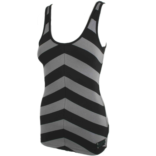 Oakley Ladies Oakley Chevron Stripe Tank Top 001 Black