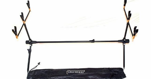 Oakwood Quick Fold Carp Multi Rod Pod With Storage Bag