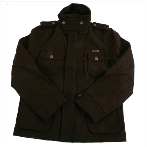 Mens O`eill Les Deux Alpes Jacket 724 Coffee Brown