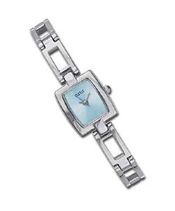 Oasis Ladies Chrome Coloured Bracelet Watch