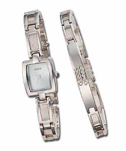 Ladies Watch and Bracelet Set