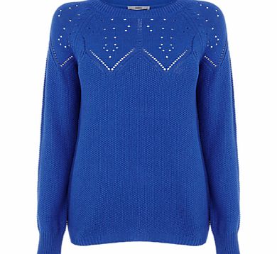 Oasis Pointelle Mid Gauge Jumper