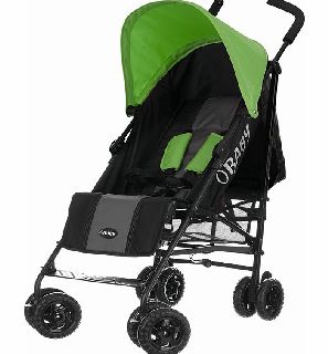 Obaby Atlas Stroller Black with Lime Hood 2014