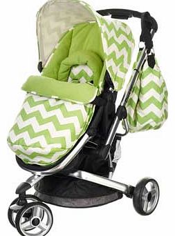 Obaby Chase 3 in 1 Pram and Pushchair - ZigZag