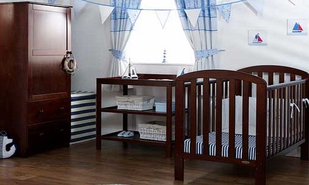 Obaby Lily 3 Piece Nursery Furniture Set - Dark