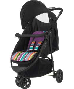 Obaby Tour 3 Wheeler Purple Stripe