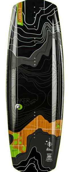 Mens OBrien Baker Impact Base Wakeboard - 136cm