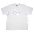 West Coast Bike print Tee - Stone