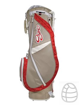 Golf Featherlite Ladies Stand Bag Cherry Vines