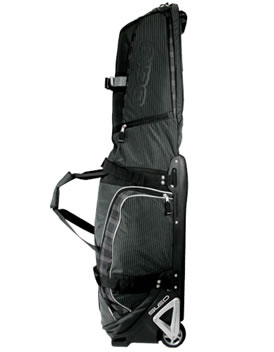 Golf Monster Travel Bag Black Pinstripe