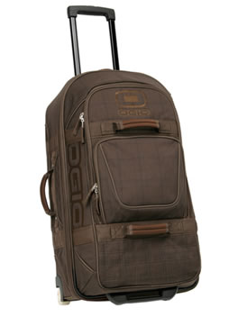 Golf Terminal Travel Bag Brown Plaid