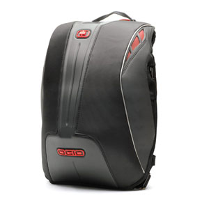 No Drag bike rucksack black - red