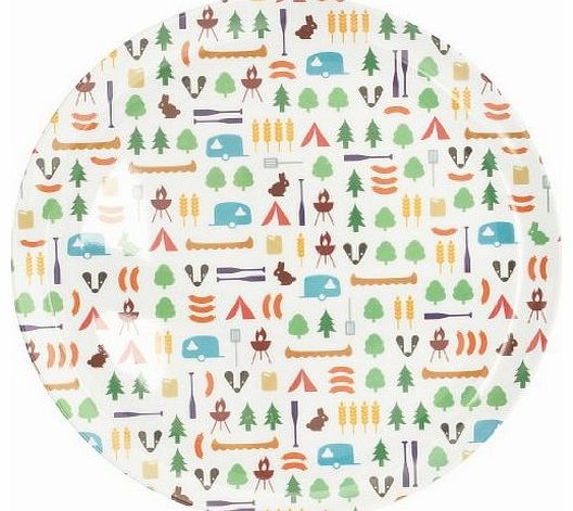 OLPro Berrow Hill Melamine Plate - White, 10 Inch