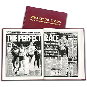 Games Newspaper Book Embossed