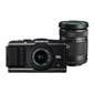 Olympus E-P3 Body Black with EZ-M1442 II R & EZ-M4015 R