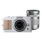 Olympus E-P3 Body White with EZ-M1442 II R & EZ-M4015 R