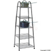 Omega Collection Chrome-Plated 5-Tier Saucepan