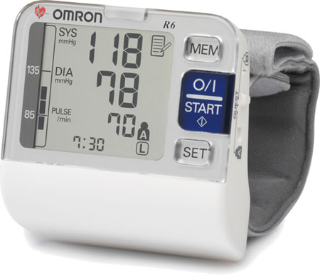 Omron R6 Wrist Blood Pressure Monitor