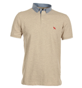 Blecca Ox Collar Stone Polo Shirt