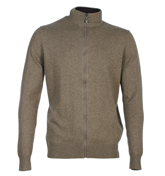 Kempstone Oatmeal Full Zip Sweater