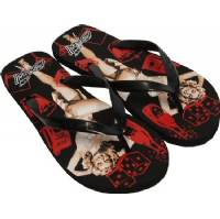 CRAZY FLIP FLOPS - BLACK