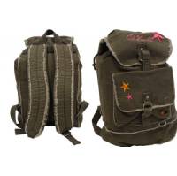 GIRLS CANVAS BACKPACK - PAPERBAG BROWN