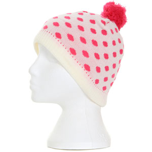 Bella Bobble beanie - Powder White