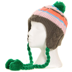 ONeill Ladies Cutie Flap Bobble beanie - Vivid