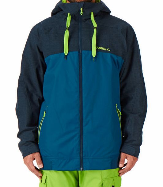 O`Neill Mens ONeill Intel Snow Jacket - Blue Wing Teal