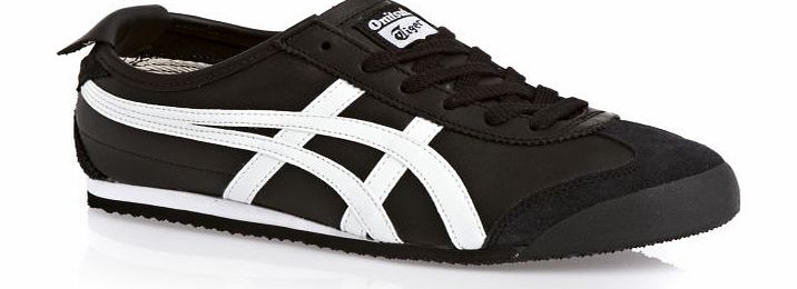 Onitsuka Tiger Mens Onitsuka Tiger Mexico 66 Shoes - Black/White