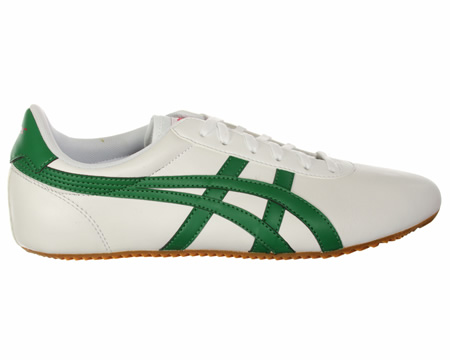 Tai-Chi White/Green Leather