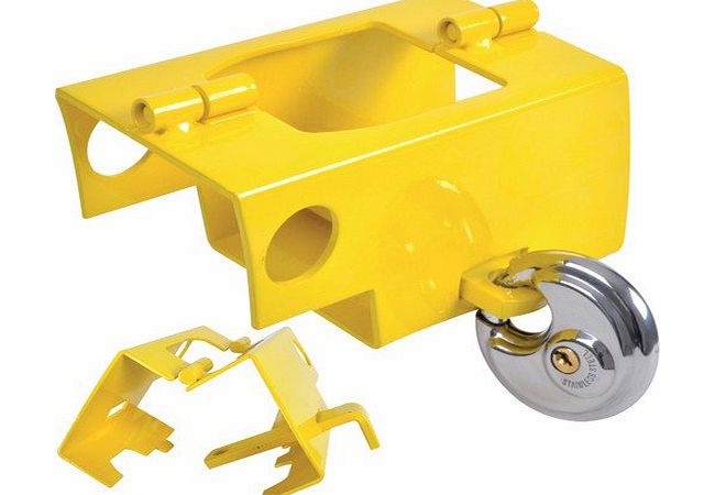 OnlineDiscountStore BRAND NEW COUPLING HITCH LOCK TRAILER CARAVAN UNIVERSAL HIGH SECURITY PADLOCK HITCHLOCK