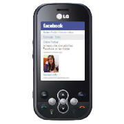 orange LG KS360 Black