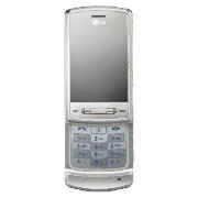 Orange LG Shine Mobile Phone Silver