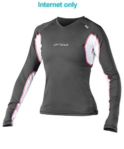 Womens Training Thermal Run Top - Large