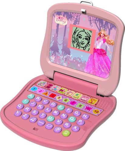 Oregon Scientific - BJ68D Barbie Electronic Learning Laptop