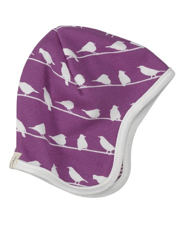 Raspberry Bird Reversible Reversible Bonnet