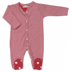 Organics for Kids Simply Striped Sleepsuit