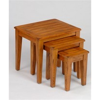 Origin Red Brunswick Solid Oak Nest of Tables