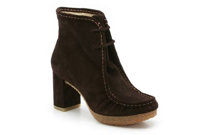 Ethel Flare Ebony Suede