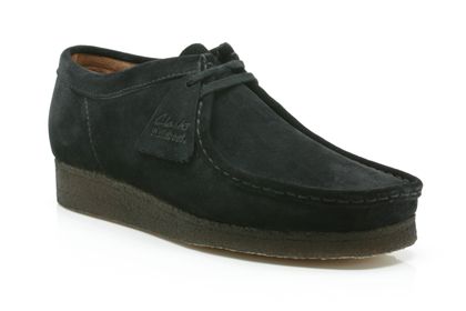 Wallabee Black Suede