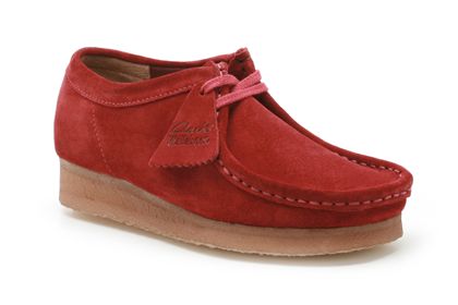 Wallabee Claret Suede