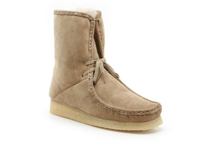 Wallabee High Wolf Suede