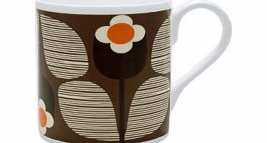 Wallflower Stripe Mug Chocolate Wallflower