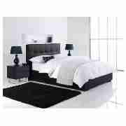 King Bed, Black & Sealy Mattress