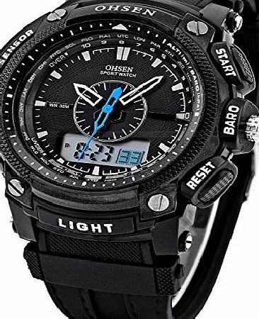 orrorr New OHSEN Unisex * Hot Sell 2013 * Waterproof Digital LCD Alarm Date Military Rubber Sports Watch - 