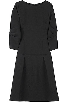 Wool crepe dress