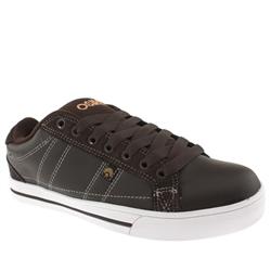 Osiris Male Osiris Diablo Leather Upper Fashion Trainers in Brown