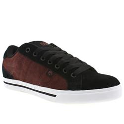 Osiris Male Osiris Diablo Suede Upper Fashion Trainers in Burgundy